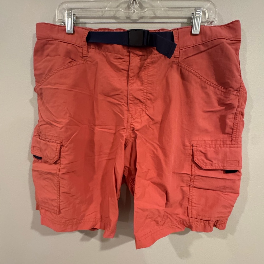 Lands’ End Men’s Swim Trunk Shorts Size Large Mesh Lining (36-38) Coral - Picture 2 of 8